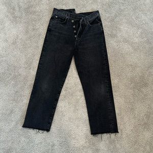 Agolde criss cross jeans